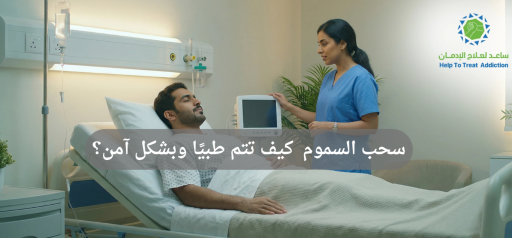 طريقة سحب السموم من الجسم طبيًا بشكل آمن تحت إشراف متخصصين في علاج الإدمان