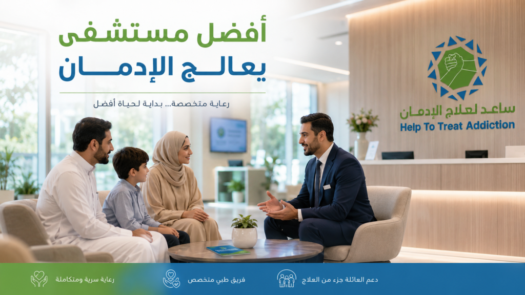 مستشفى يعالج الادمان يوفر بيئة علاجية آمنة وسرية لدعم المريض والأسرة في بداية التعافي